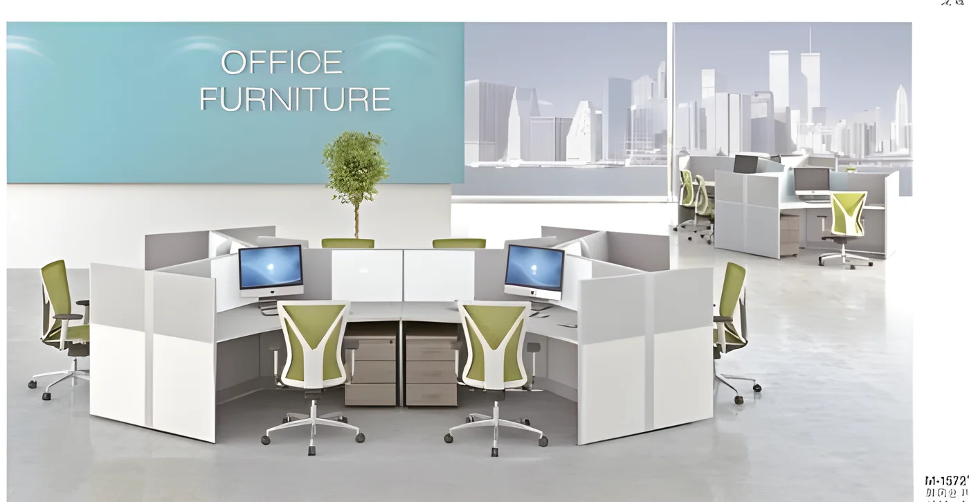 [LONGQI-M-1572] Partition workstation M-1572 – 4800 mm