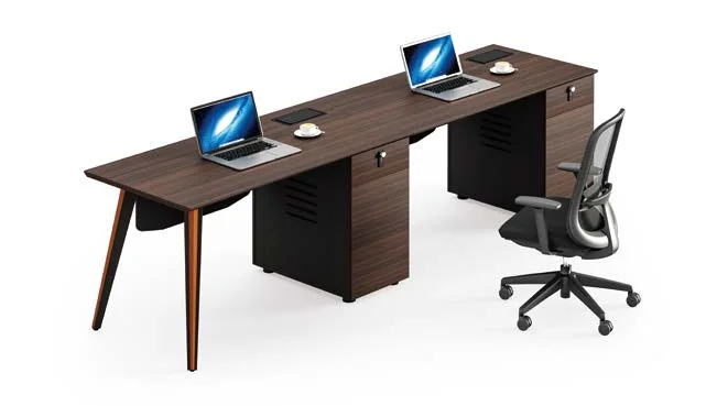 Workstation LA-680A+680B – 2400 mm (Dark walnut (M045))