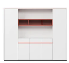 Armoire de rangement LC-940 – 2400 mm (Blanc ivoire)