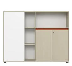 Armoire de rangement LE-741 – 1600 mm (Poirier doré (M046))