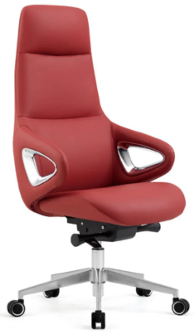 [AMBITION-AM-2502A] Fauteuil de direction AM 2502A – dossier haut, cuir PU