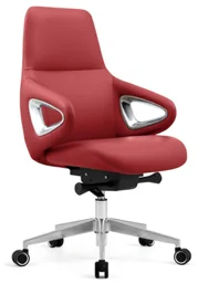[AMBITION-AM-2502B] Fauteuil de direction AM 2502B – dossier moyen, cuir PU
