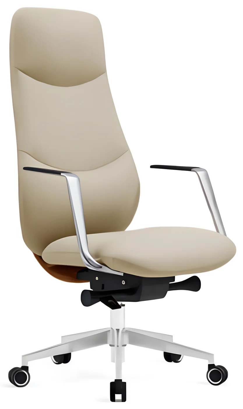 [AMBITION-AM-2501A] Fauteuil de direction AM 2501A – dossier haut, cuir PU