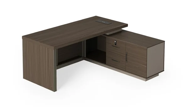 Bureau de direction LB-804-18 – 1800 mm (Bois foncé (M047))
