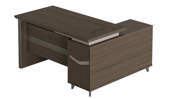 Bureau de manager LB-807-14 – 1400 mm (Bois foncé (M047))