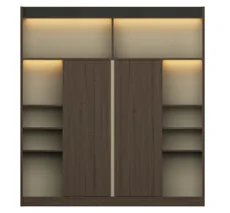 Armoire de rangement LB-840 – 1850 mm (Bois foncé (M047))