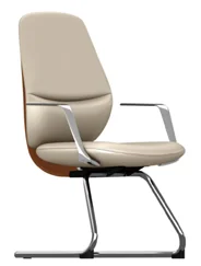 [AMBITION-AM-2501C] Visitor chair AM 2501C – cantilever base, PU leather