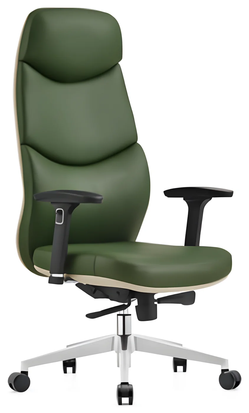 [AMBITION-AM-2410A] Fauteuil de direction AM 2410A – dossier haut, cuir PU