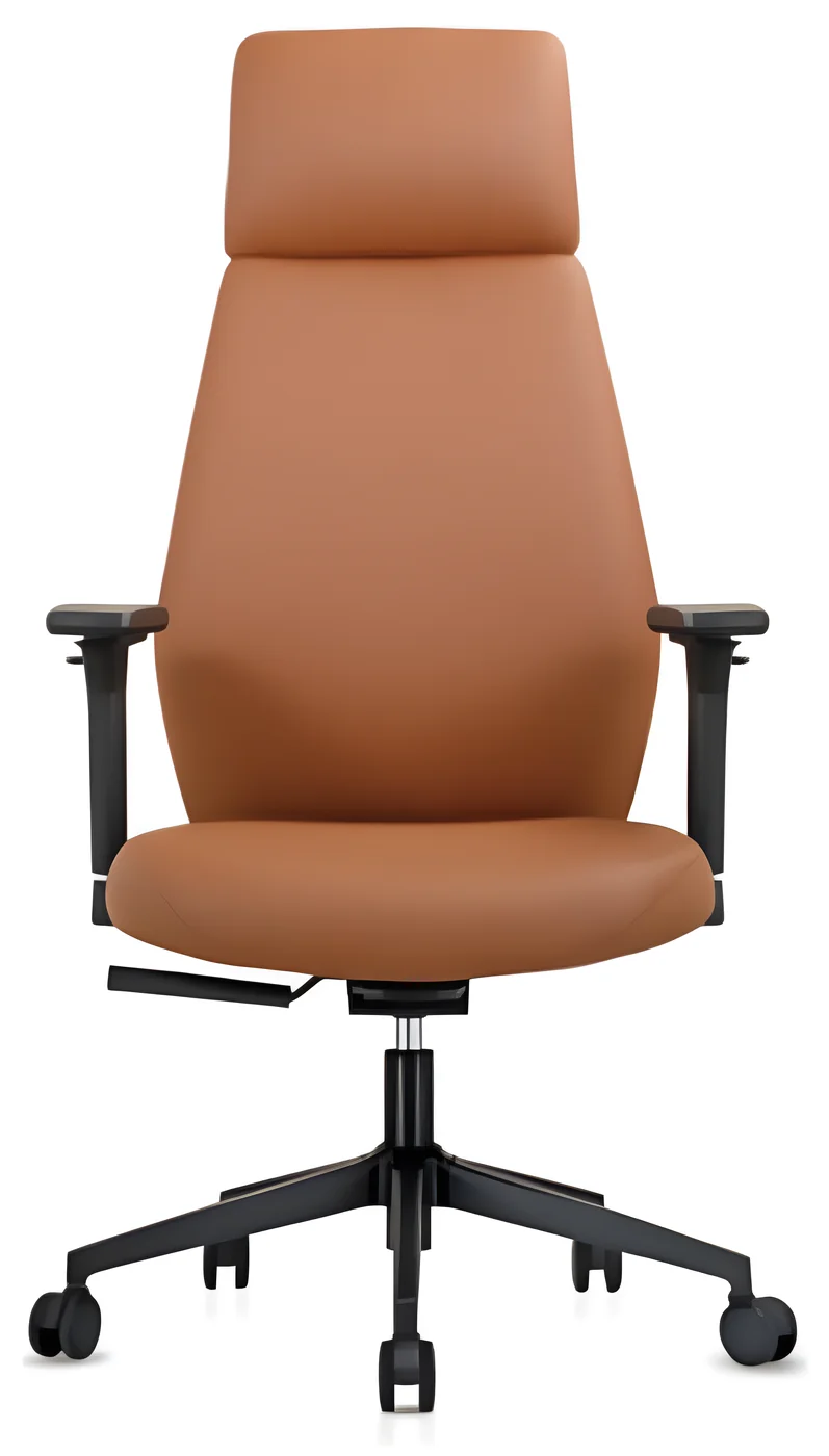 [AMBITION-AM-2518A] Fauteuil de direction AM 2518A – dossier haut, cuir PU, têtière intégrée