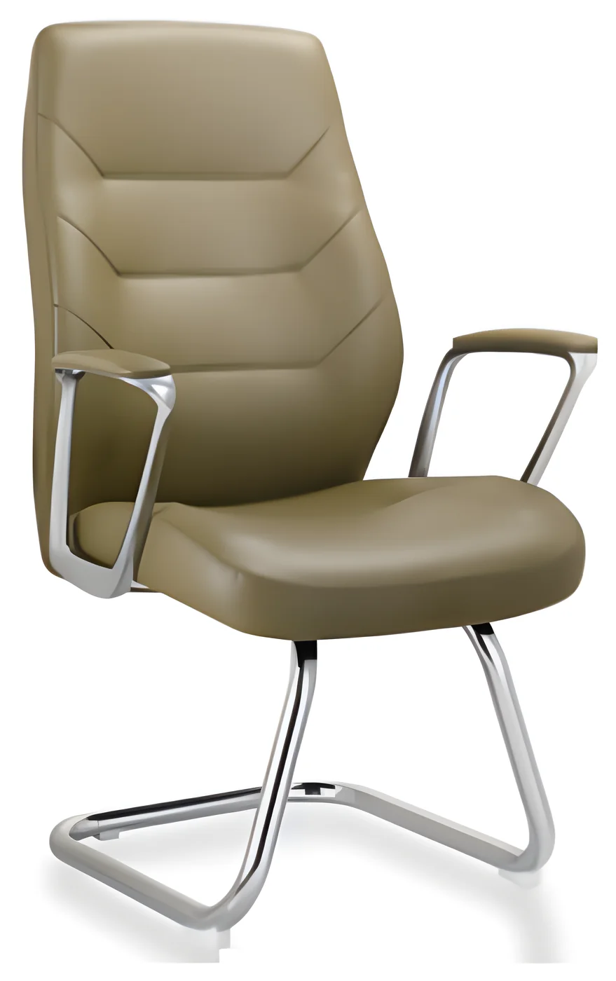 Visitor chair AM 2327C – cantilever base, PU leather