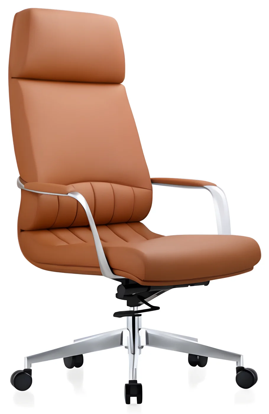 [AMBITION-AM-2313A] Fauteuil de direction AM 2313A – dossier haut, cuir PU, têtière intégrée