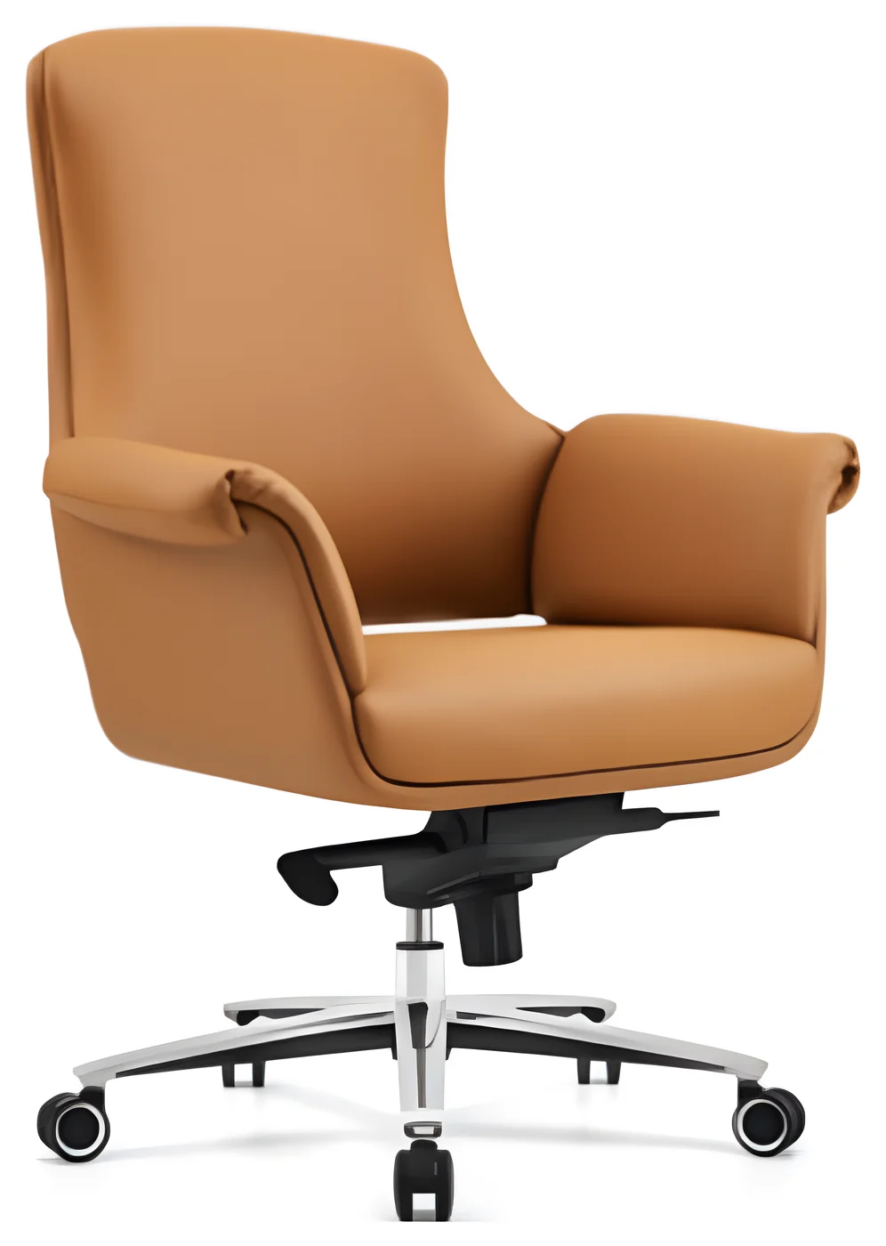 [AMBITION-AM-2309B] Fauteuil de direction AM 2309B – dossier moyen, cuir PU