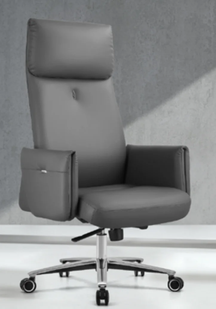 [AMBITION-AM-2315A] Fauteuil de direction AM 2315A – dossier haut, cuir PU, têtière intégrée