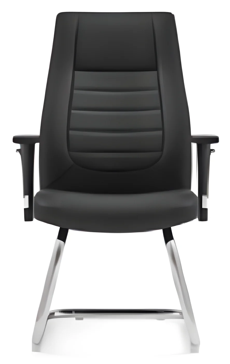 Visitor chair AM 1809D – cantilever base, PU leather
