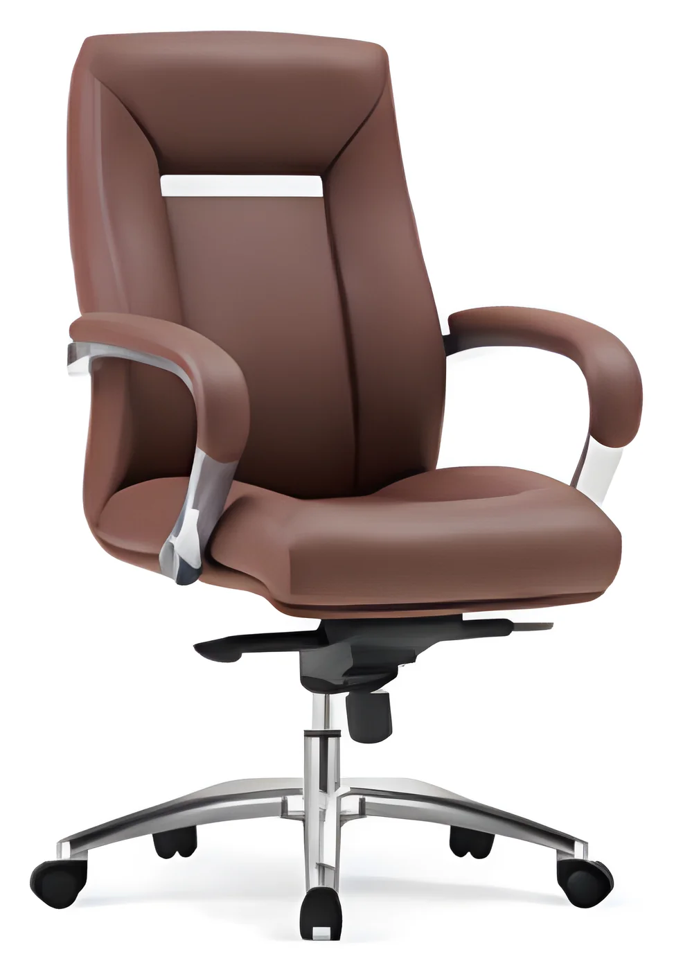 Medium back executive chair AM 1828B – PU leather