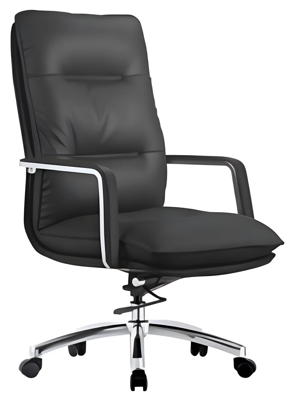 Medium back executive chair AM 6040B – PU leather