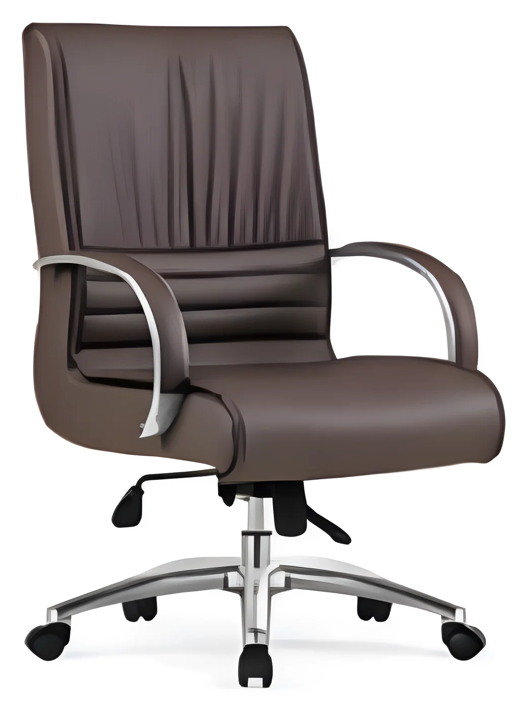 Medium back executive chair AM 6048B – PU leather