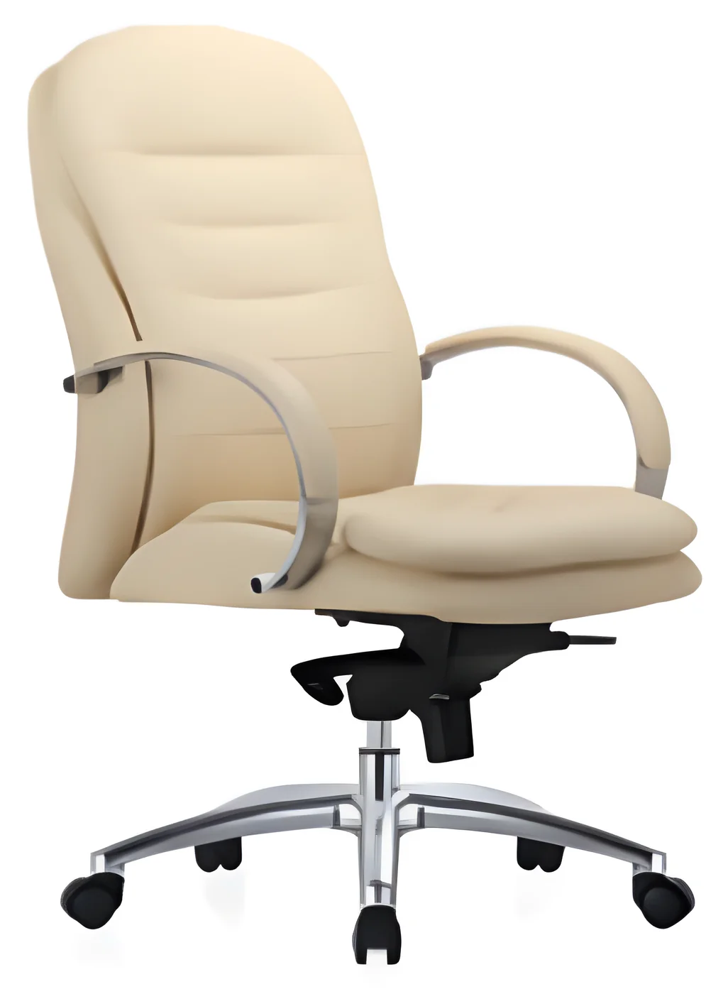 Medium back executive chair AM 6041B – PU leather