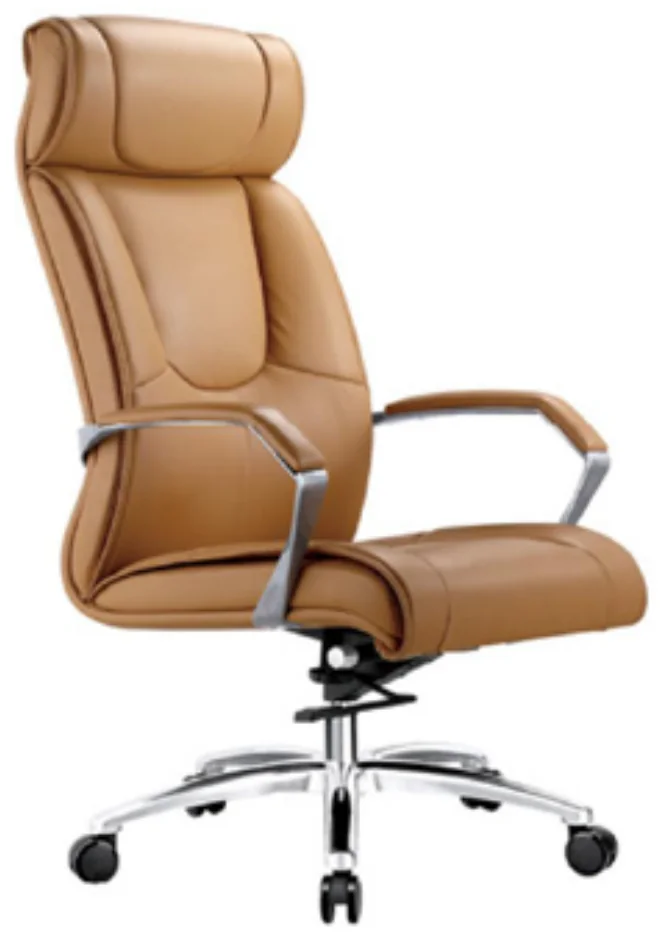High back executive chair AM 6004A – PU leather, integrated headrest