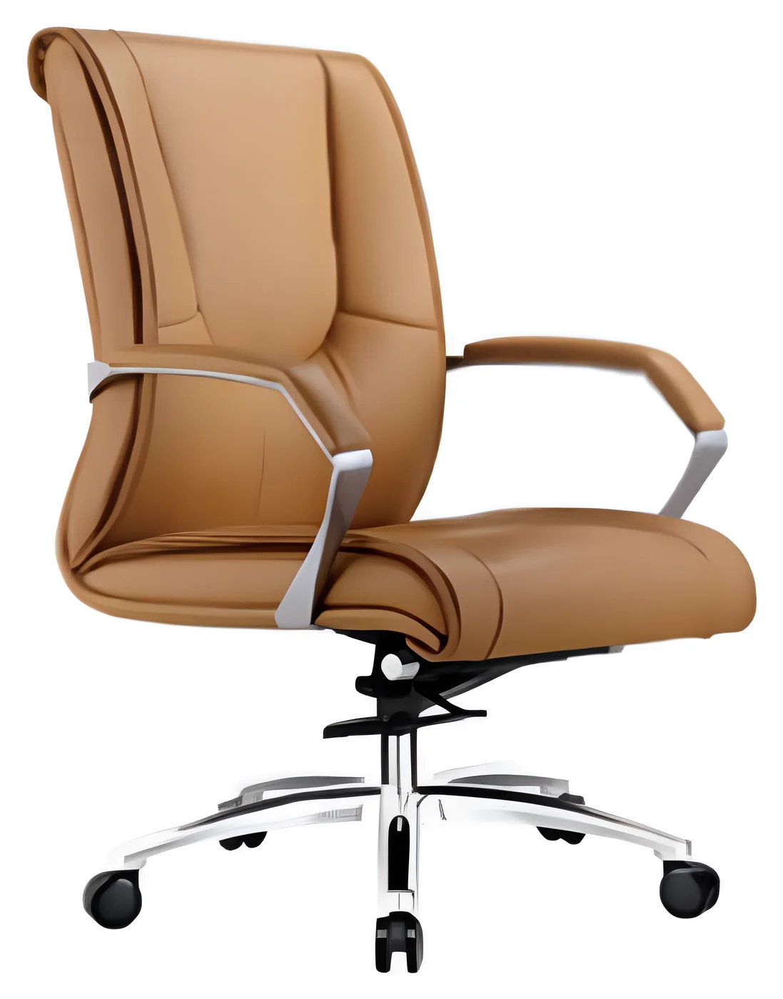 Medium back executive chair AM 6004B – PU leather