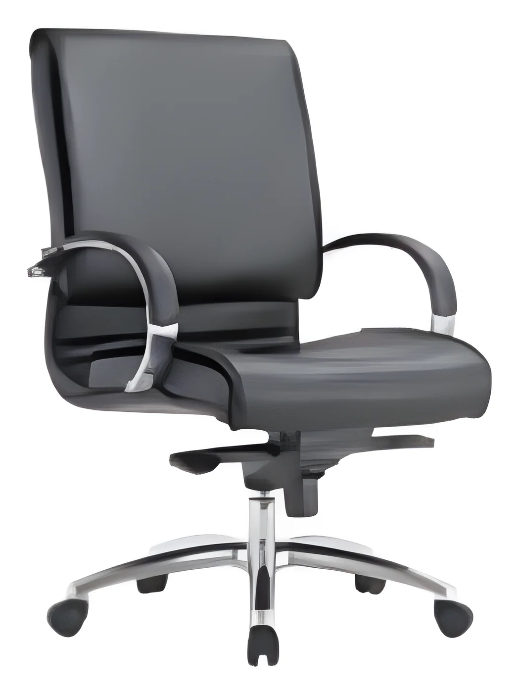 [AMBITION-AM-6046B] Medium back executive chair AM 6046B – PU leather