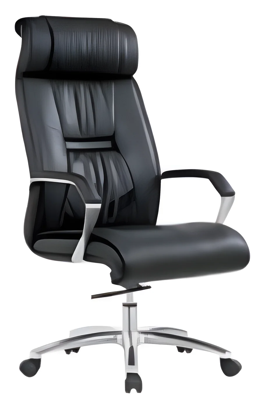[AMBITION-AM-6001A] High back executive chair AM 6001A – PU leather, integrated headrest