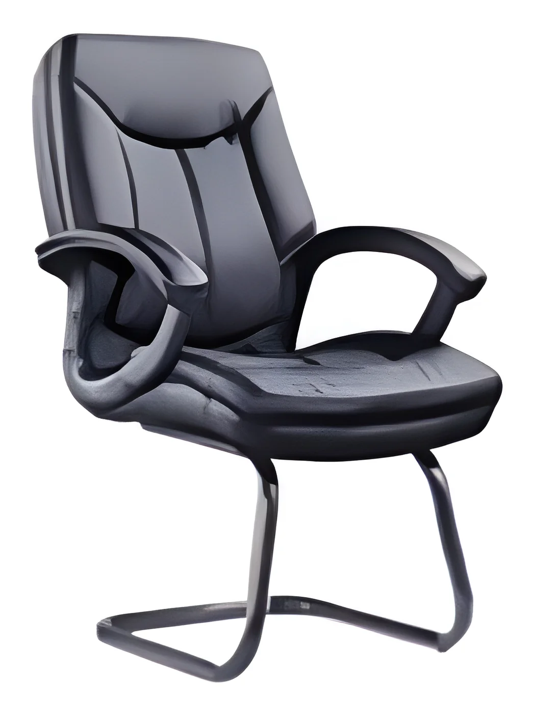 [AMBITION-AM-6038C] Visitor chair AM 6038C – cantilever base, PU leather