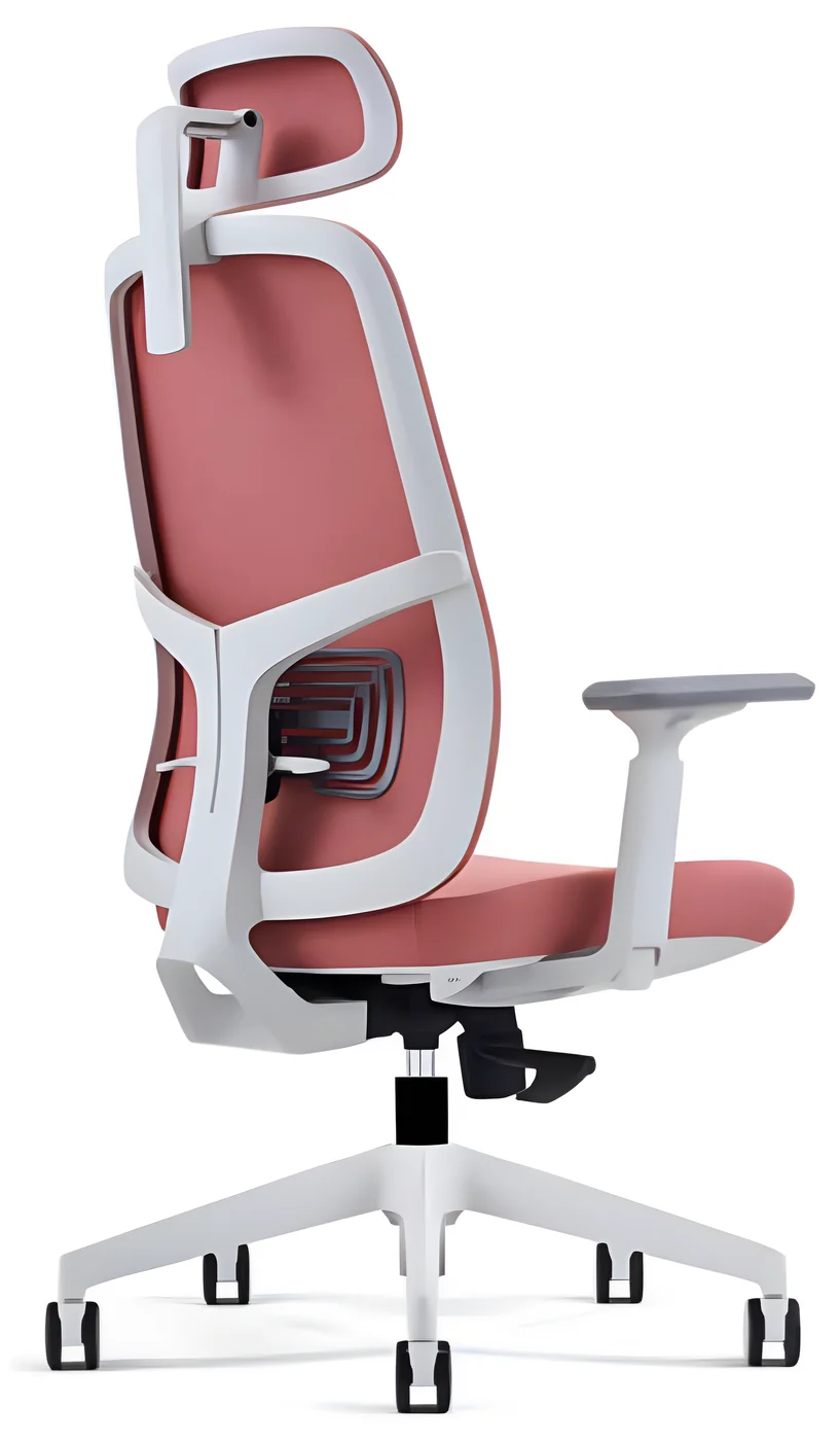 High back ergonomic chair AM 834AW – mesh, adjustable headrest