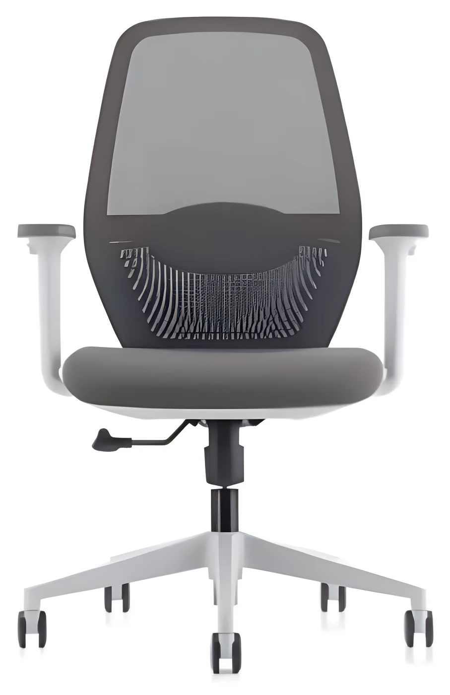 [AMBITION-AM-822BW] Medium back ergonomic chair AM 822BW – mesh