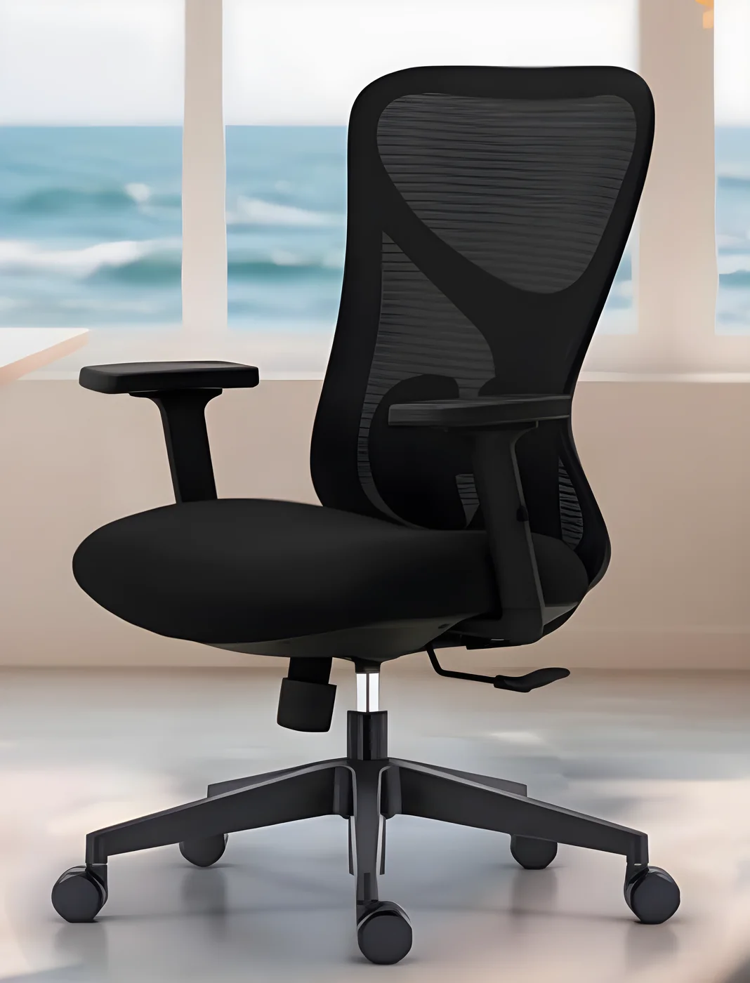 [AMBITION-AM-10-2B] Medium back ergonomic chair AM 10-2B – mesh