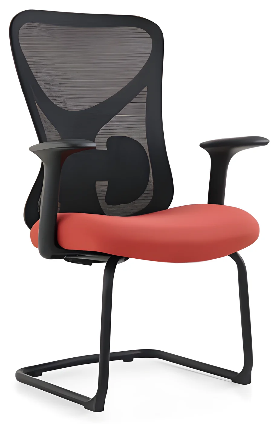 Visitor chair AM 10-2C – cantilever base, mesh