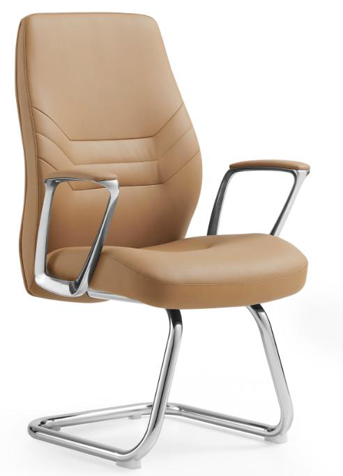 [AMBITION-AM-2405C-MARRONFO] Chaise visiteur AM 2405C (Marron foncé (270-10))