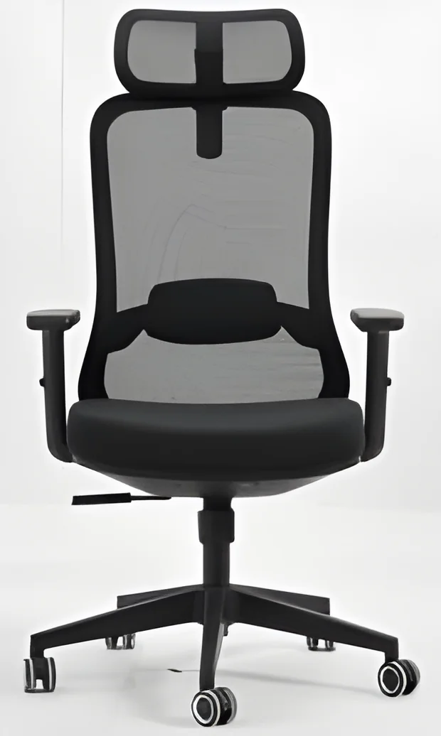[MINGGE-MGA1085-1H] Fauteuil ergonomique maille MGA1085-1H – têtière 3D, accoudoirs 3D, lombaire réglable, double manette