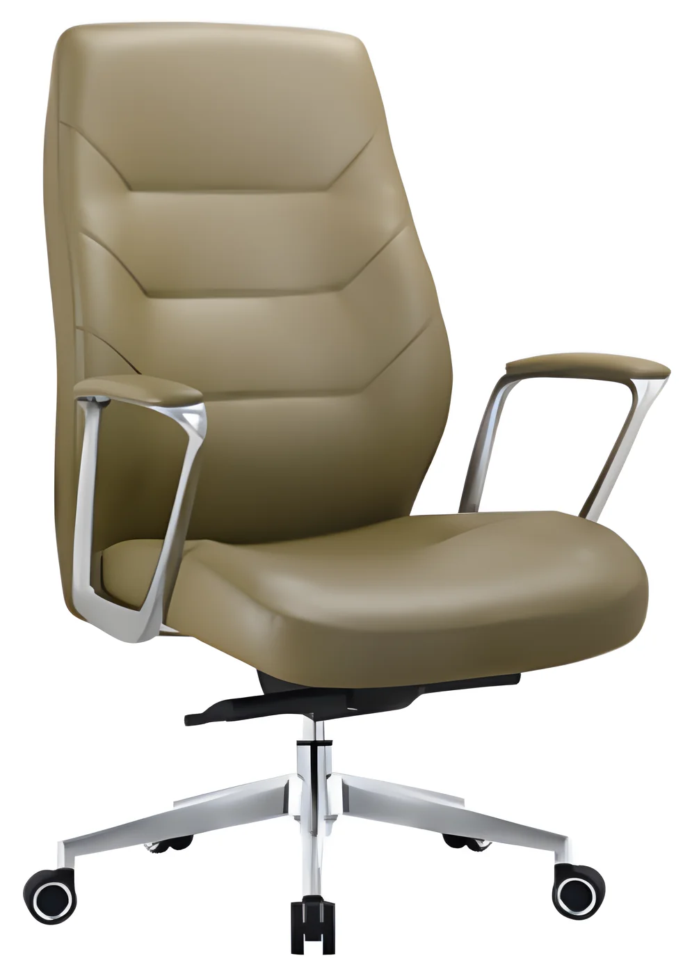 [AMBITION-AM-2327B] Medium back executive chair AM 2327B – PU leather