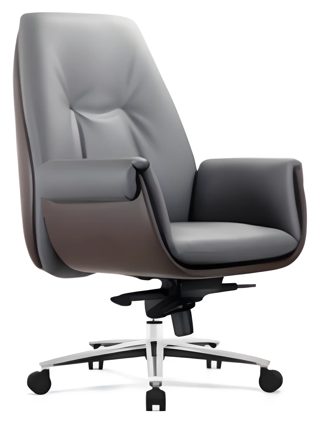 [AMBITION-AM-1921B] Medium back executive chair AM 1921B – PU leather
