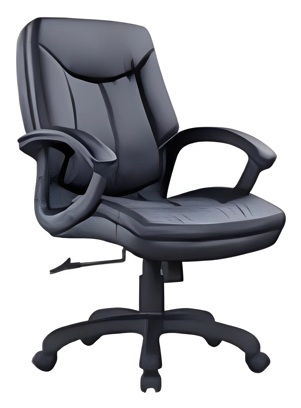 [AMBITION-AM-6038B] Medium back executive chair AM 6038B – PU leather
