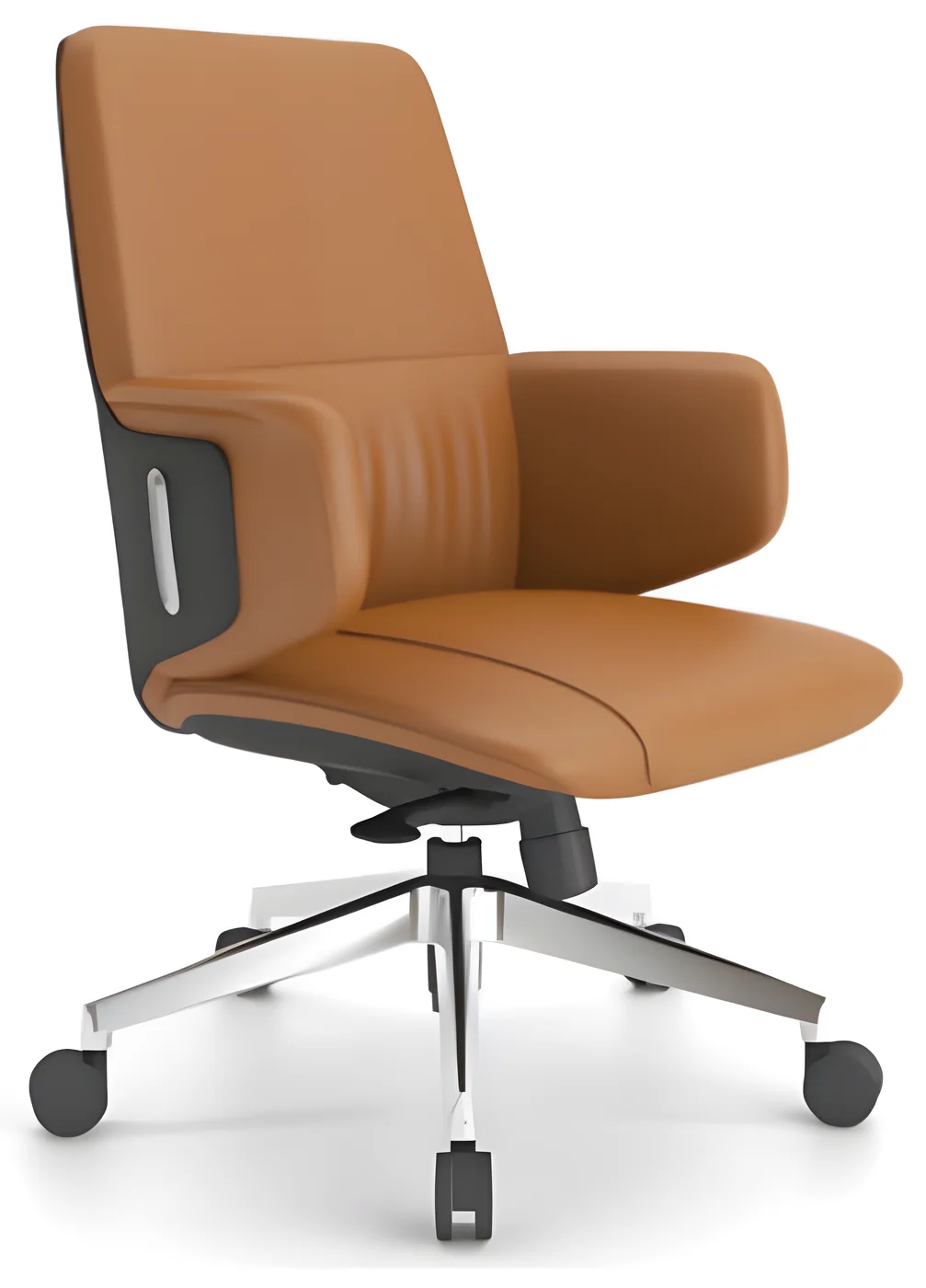 [AMBITION-AM-2416B] Medium back executive chair AM 2416B – PU leather